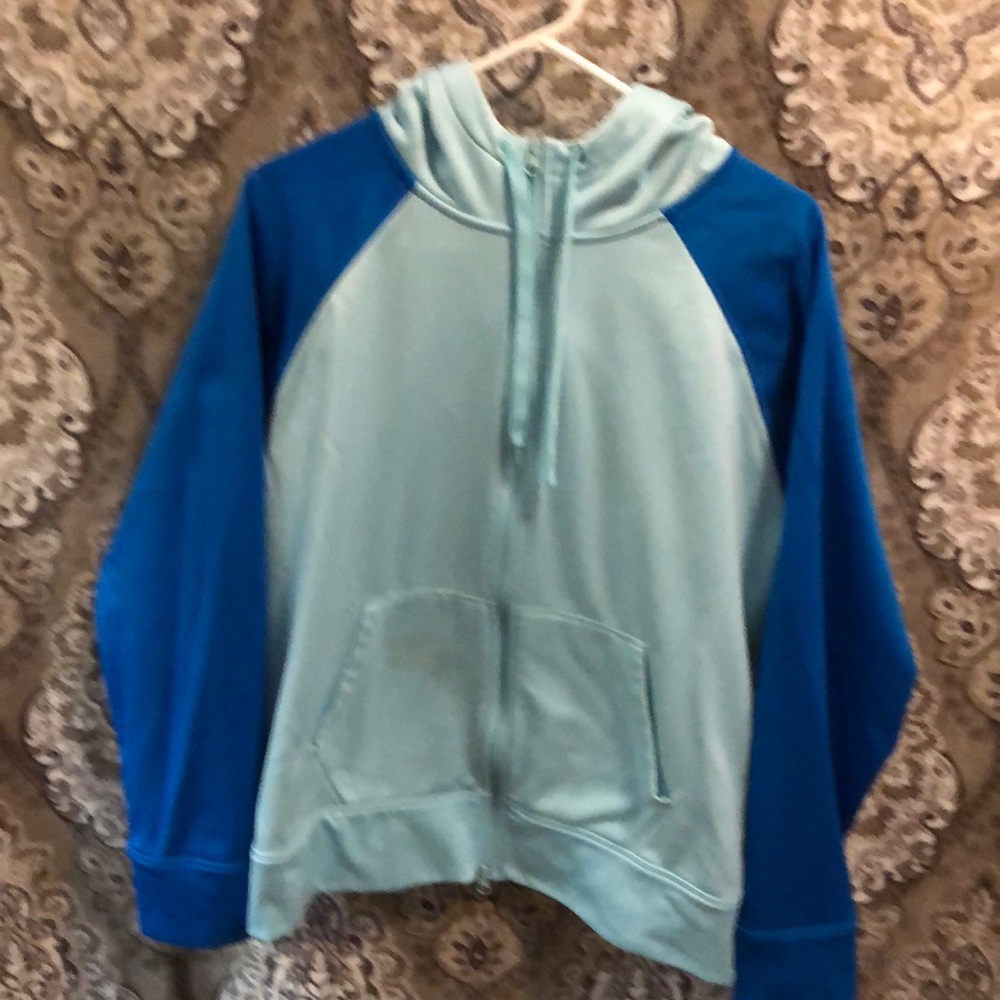 Hoodie 2X  Danskin Now With Pockets Blues